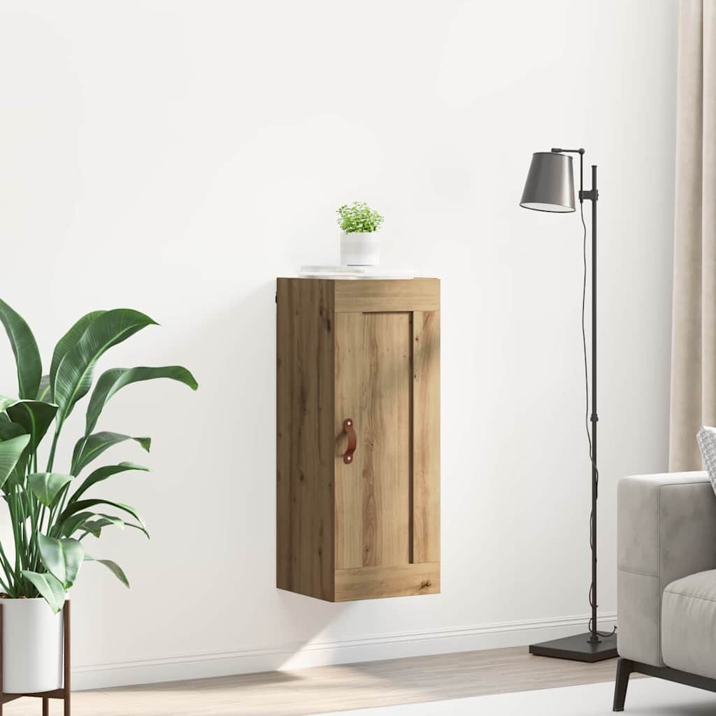 Wall Mounted Cabinet Artisan Oak 34.5 x 34 x 90 cm