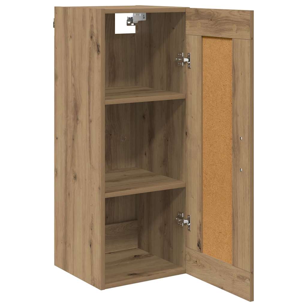 Wall Mounted Cabinet Artisan Oak 34.5 x 34 x 90 cm