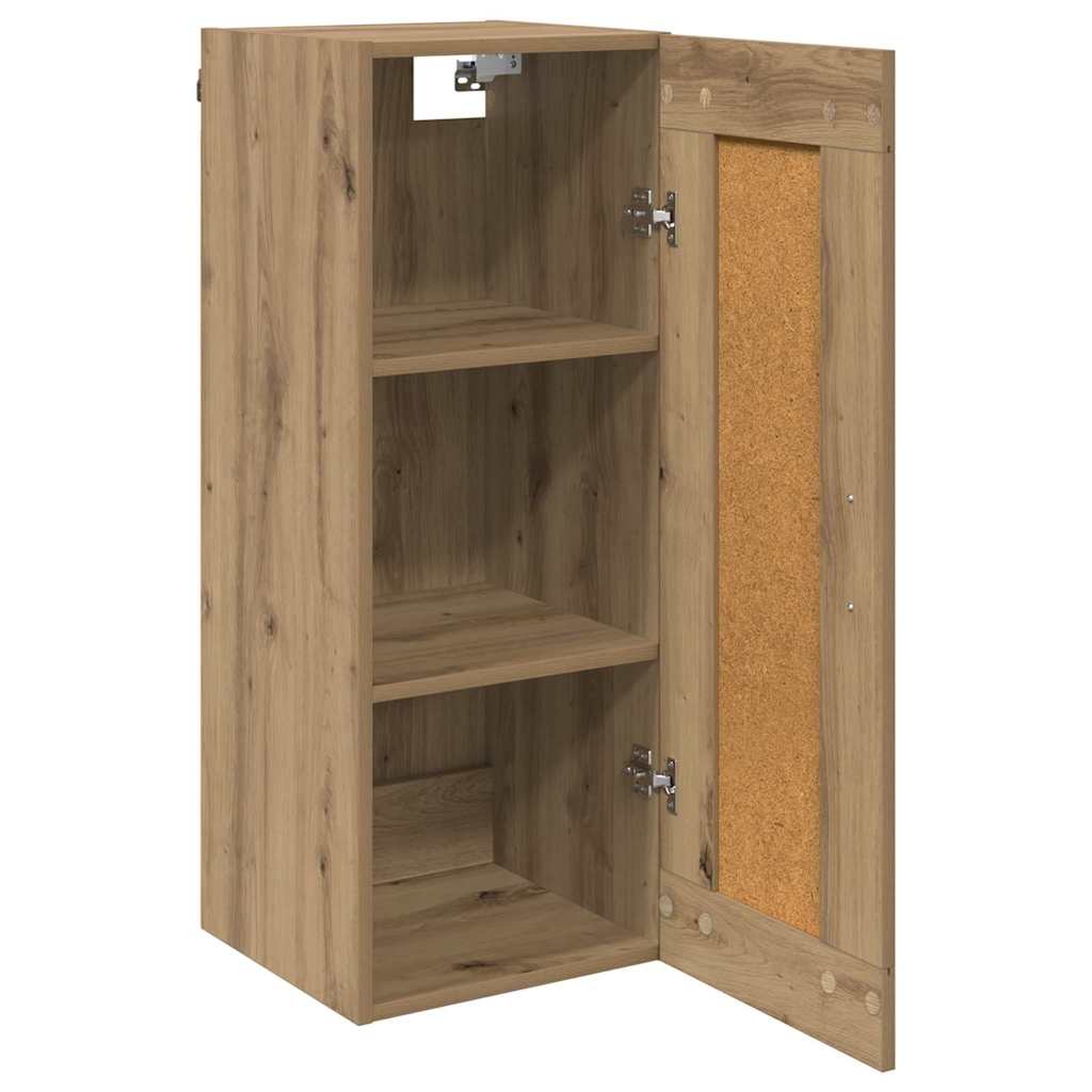 Wall Mounted Cabinet Artisan Oak 34.5 x 34 x 90 cm