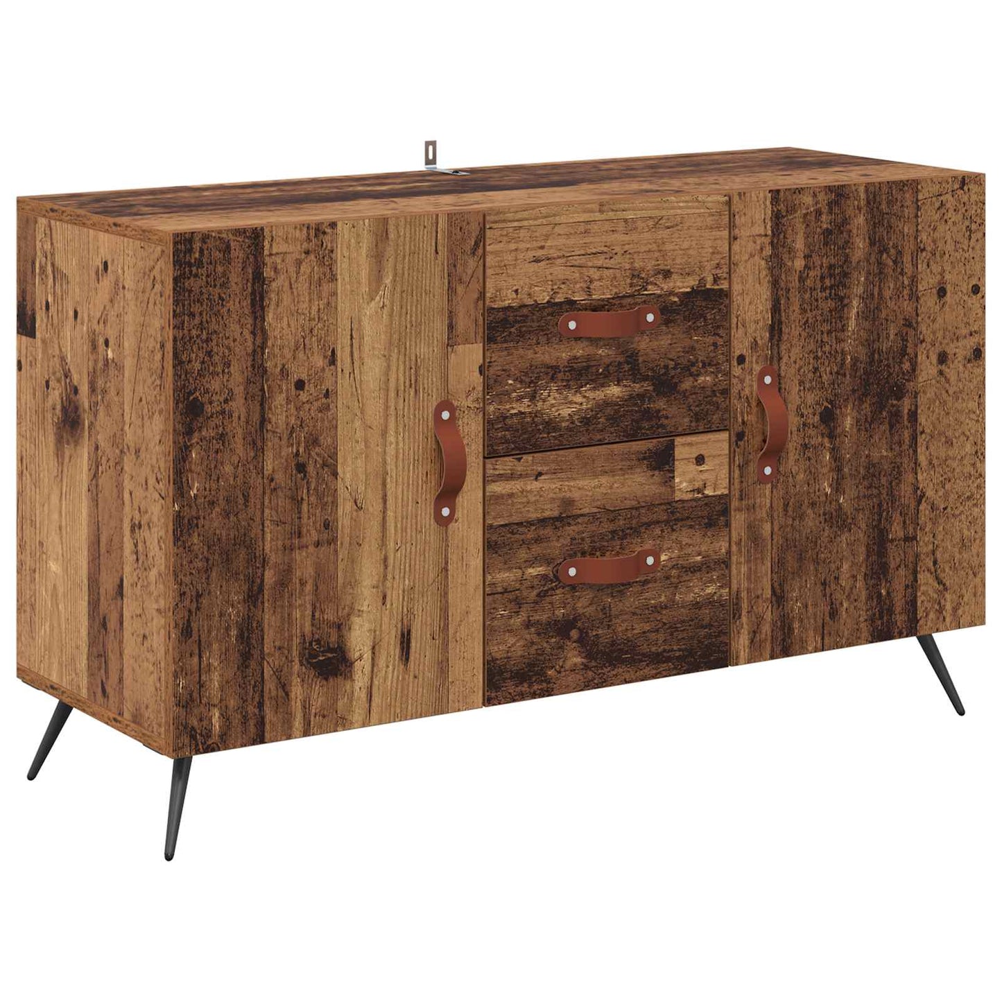 Sideboard with Drawer Old Wood 100 x 36 x 60 cm Engineered Wood