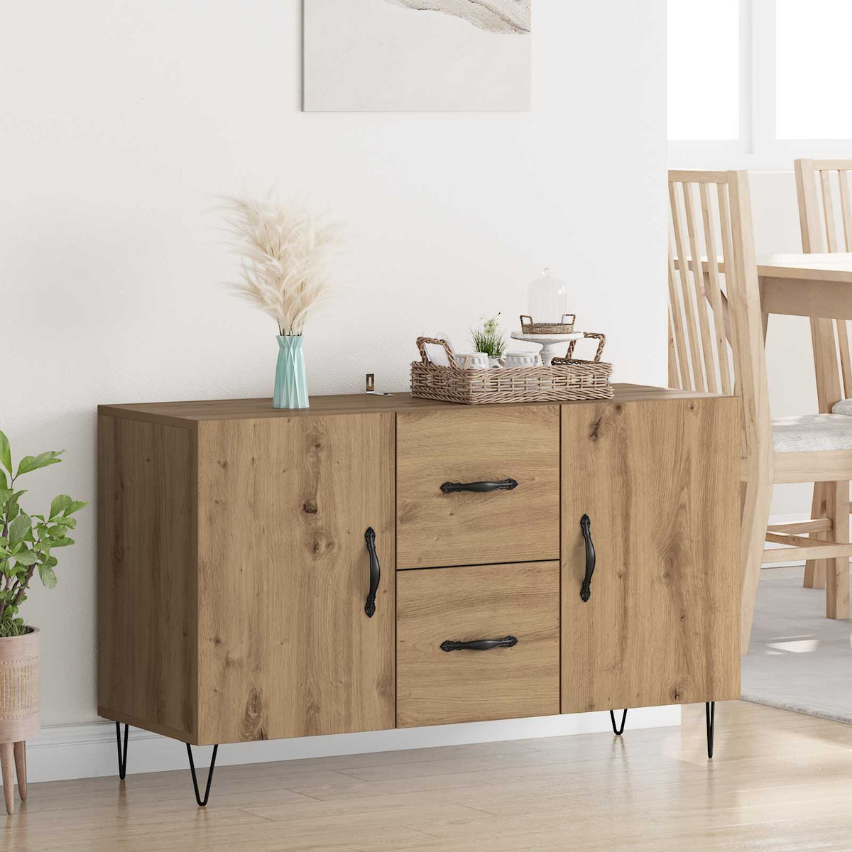 Sideboard Artisan Oak 100 x 36 x 60 cm Engineered Wood