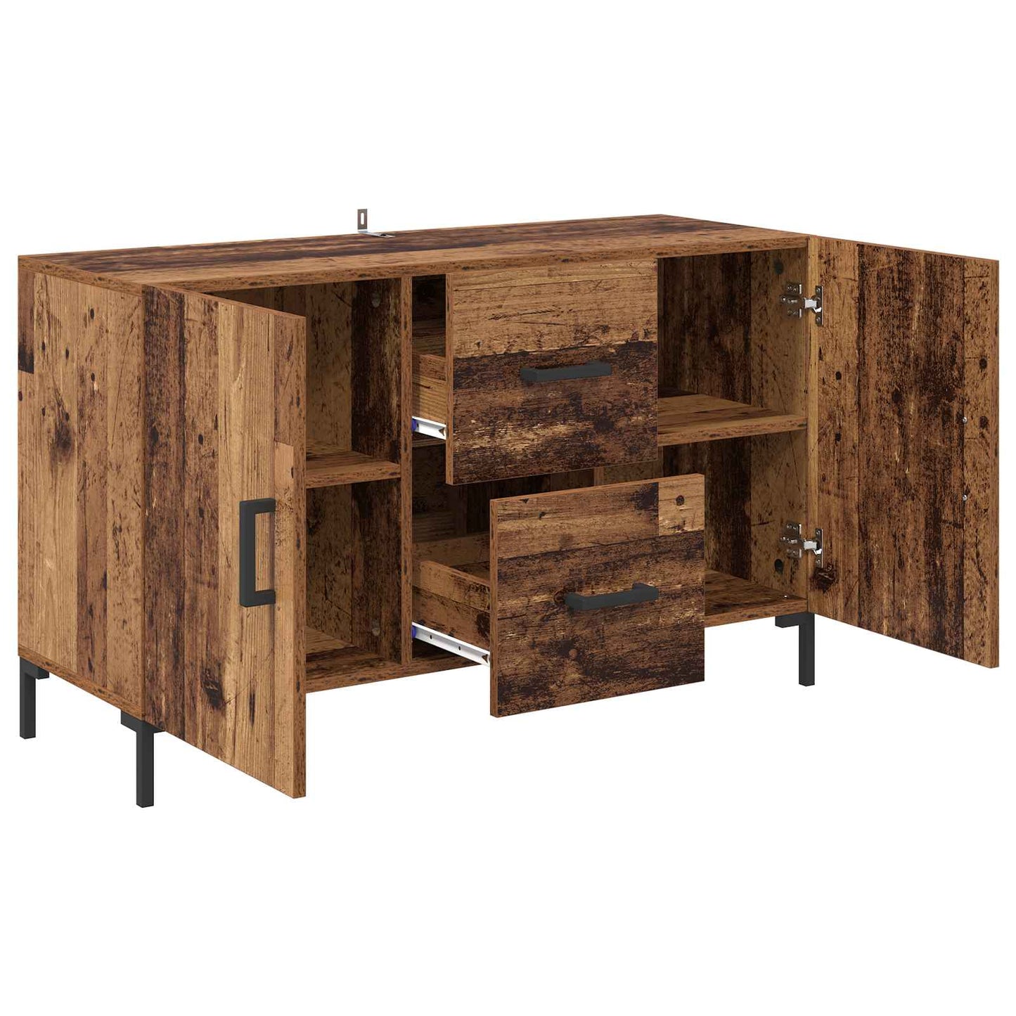 Sideboard Old Wood 100 x 36 x 60 cm Engineered Wood