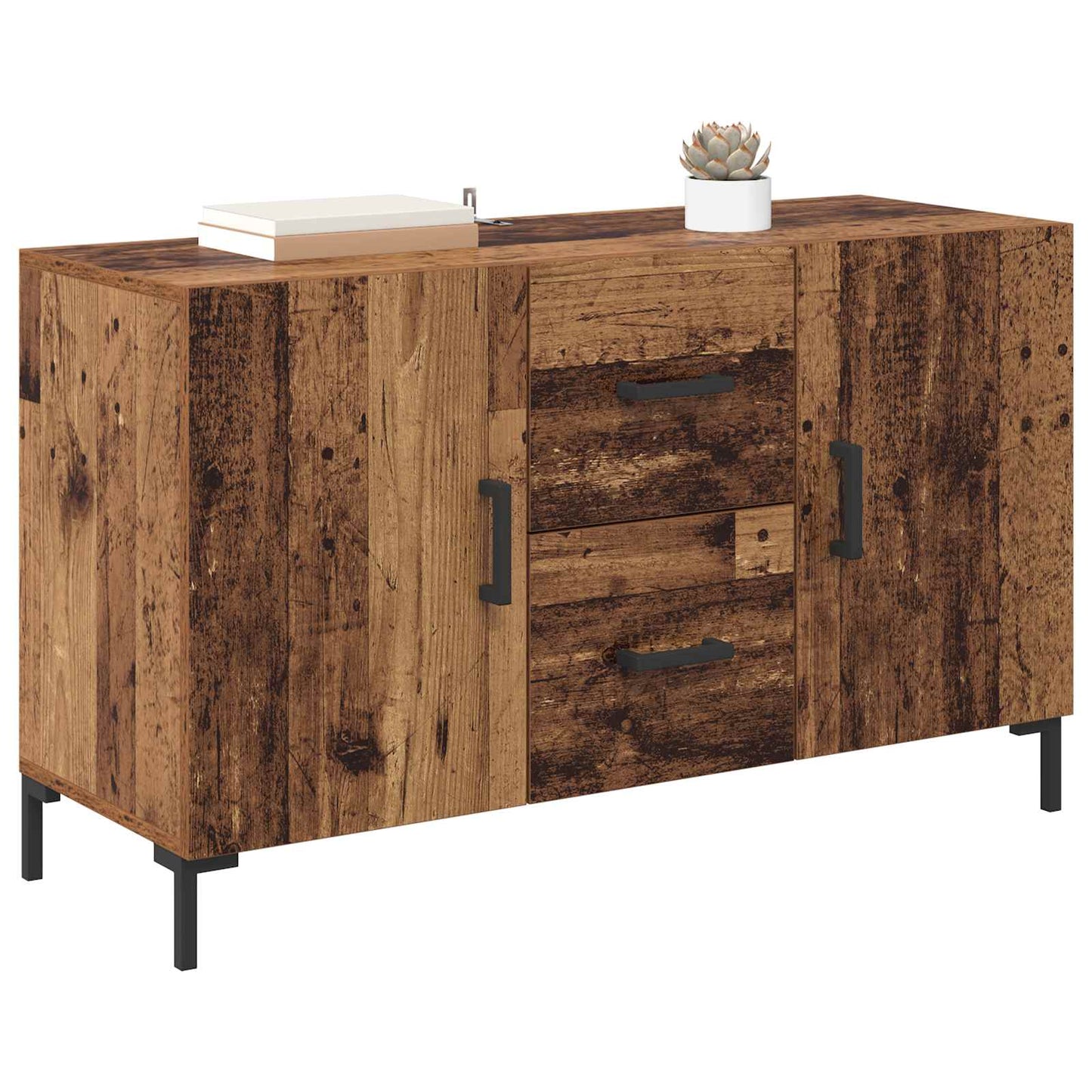Sideboard Old Wood 100 x 36 x 60 cm Engineered Wood