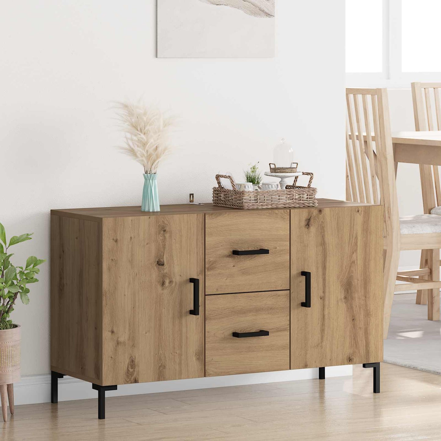 Sideboard Artisan Oak 100 x 36 x 60 cm Engineered Wood