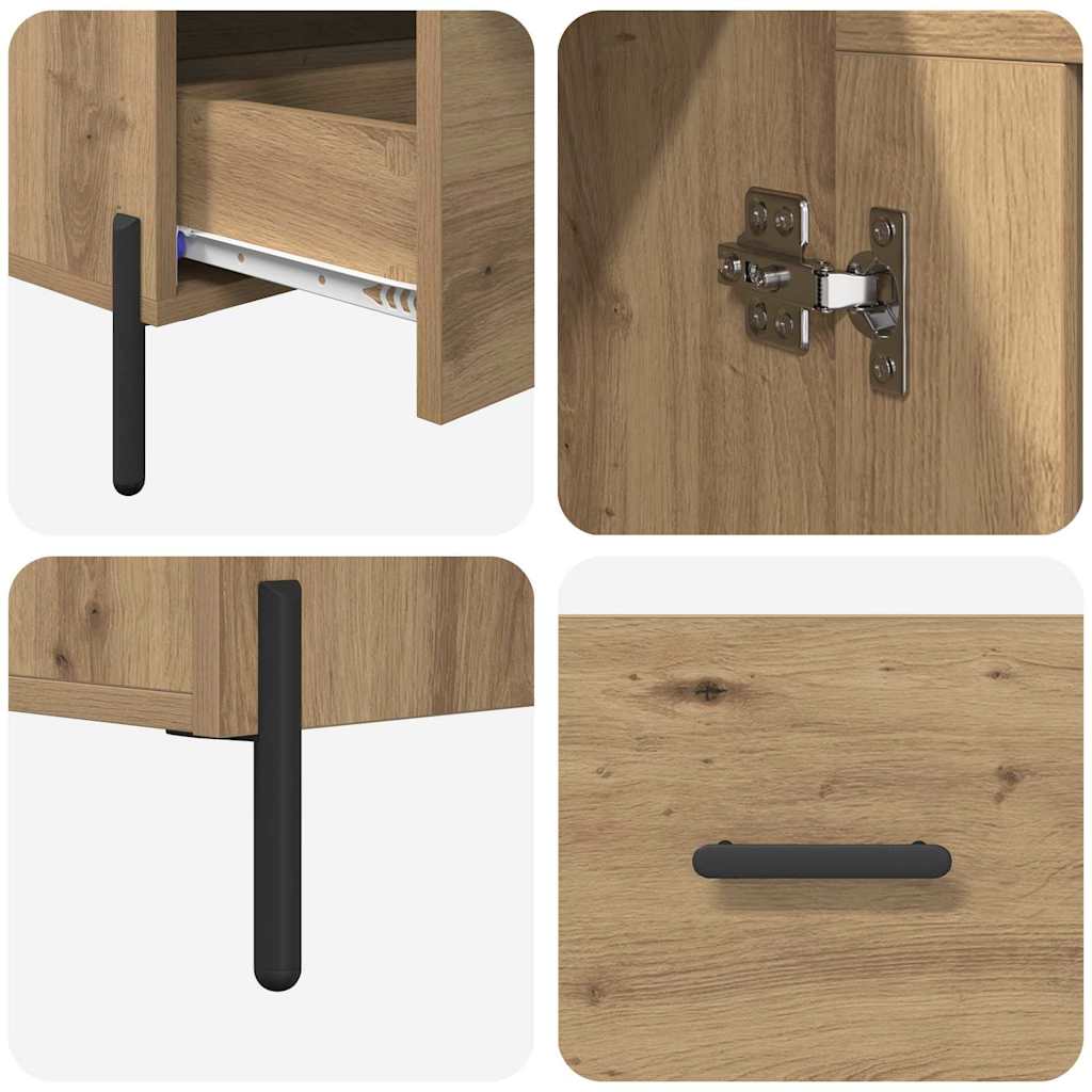 Highboard CORONA Artisan Oak 69.5 x 31 x 115 cm Engineered Wood
