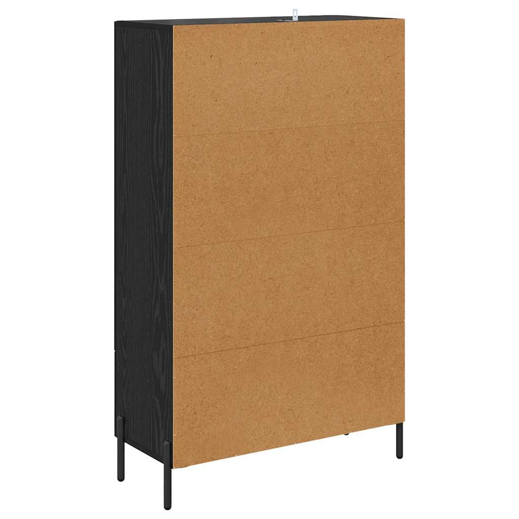 Highboard Corona Black Oak 69.5 x 31 x 115 cm Engineered Wood
