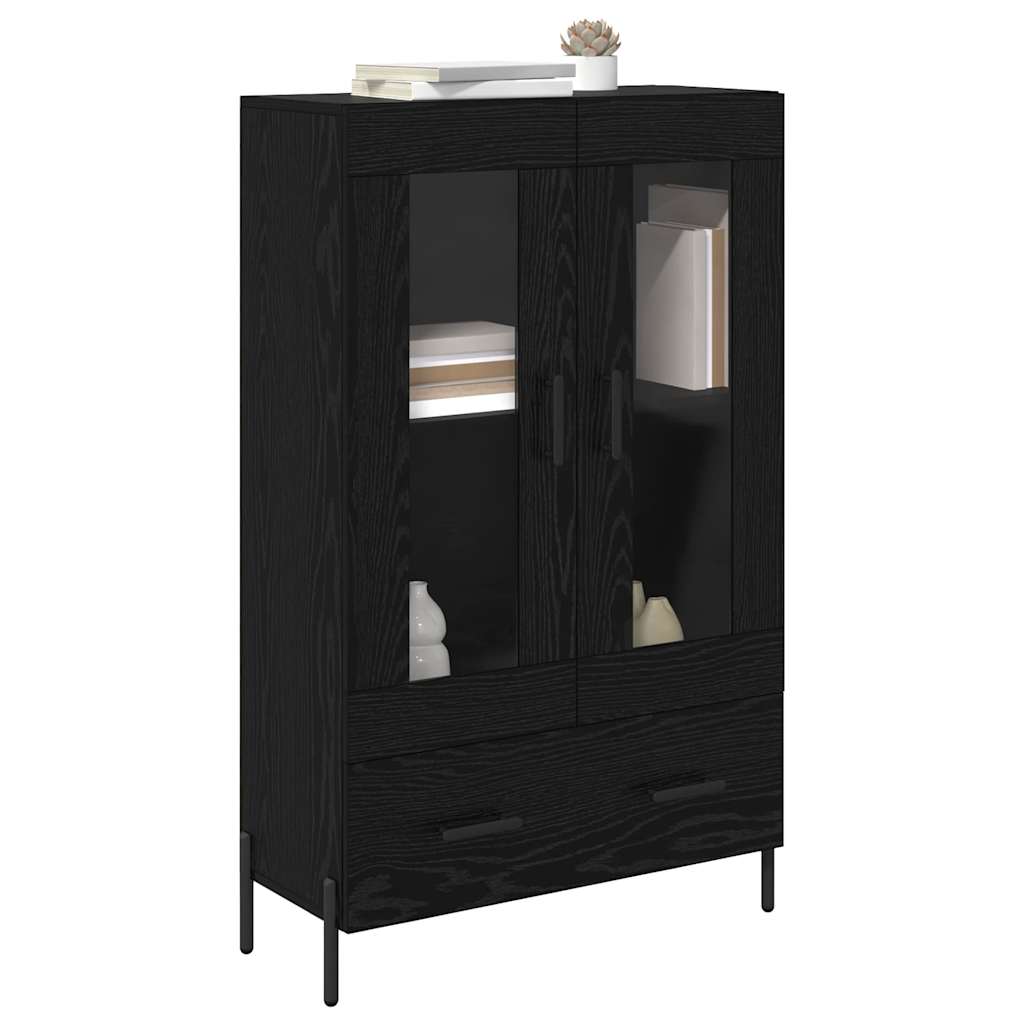 Highboard CORONA Black Oak 69.5 x 31 x 115 cm Engineered Wood