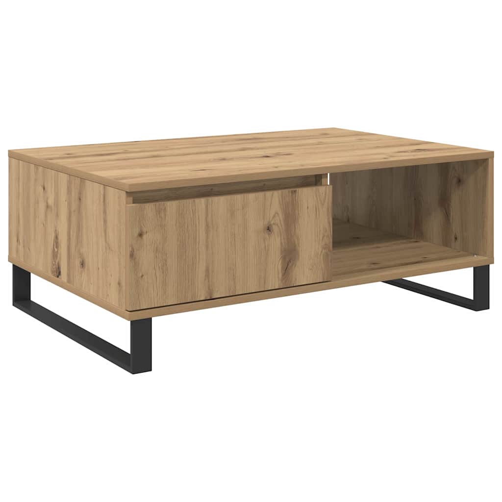 Coffee Table Artisan Oak 90 x 60 x 35 cm Engineered Wood
