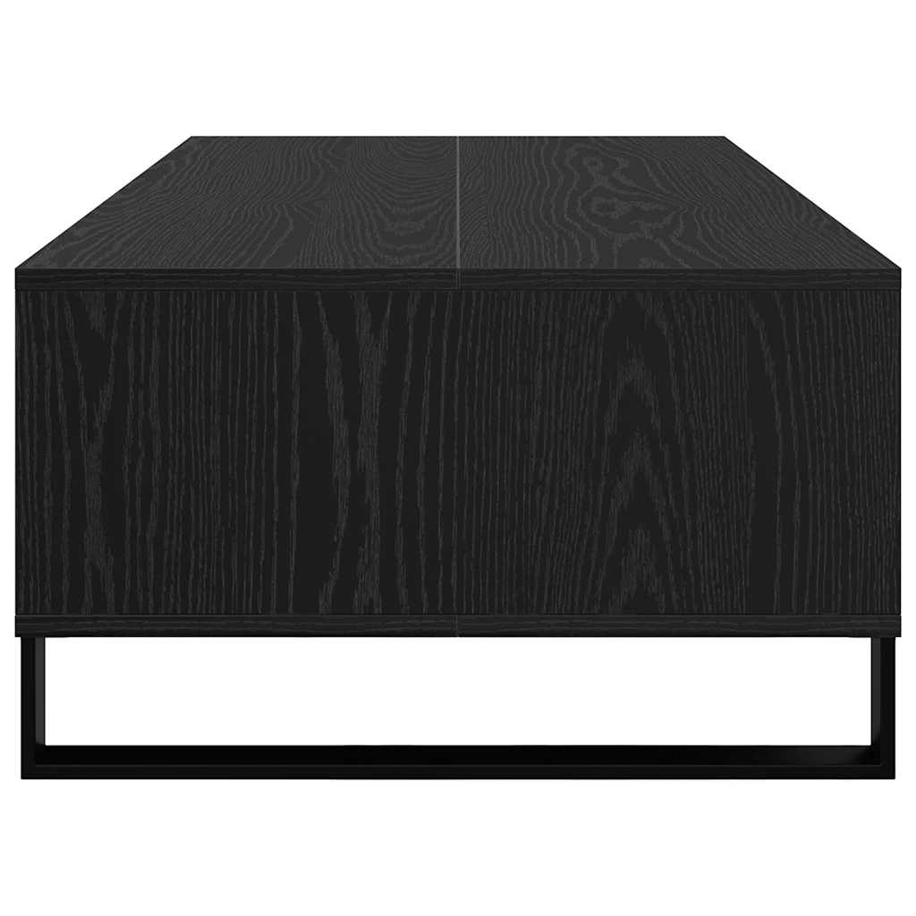 Coffee Table Black Oak 104 x 60 x 35 cm Engineered Wood