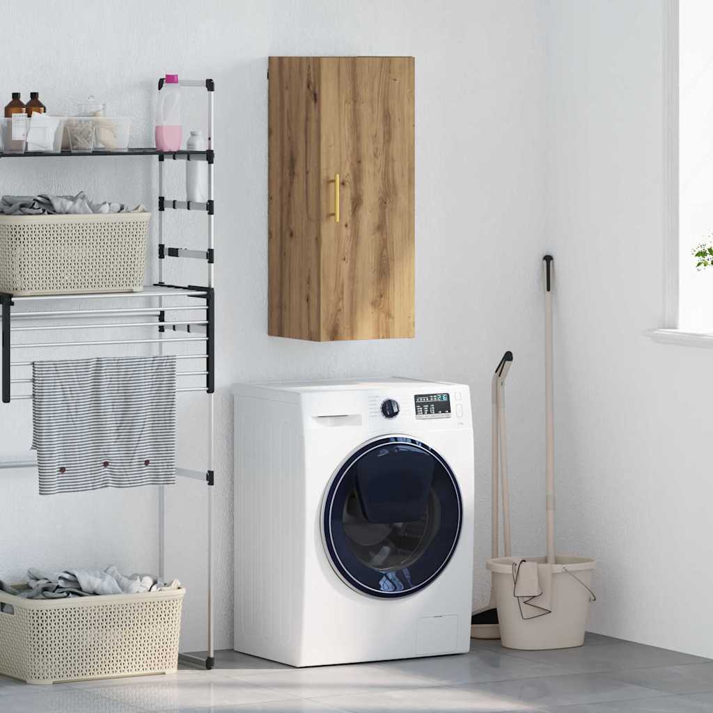 Wall Mounted Cabinet Artisan Oak 34.5 x 34 x 90 cm