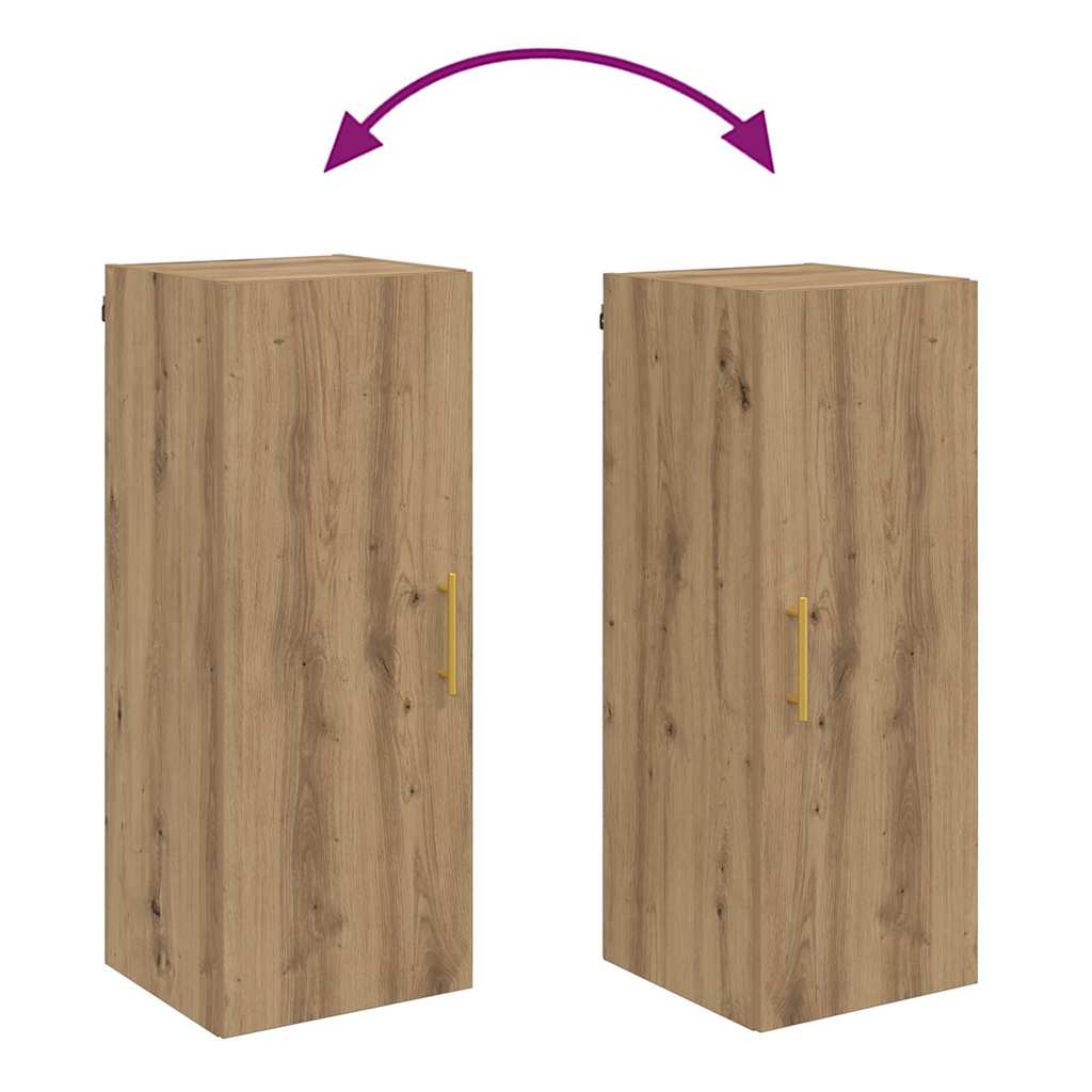 Wall Mounted Cabinet Artisan Oak 34.5 x 34 x 90 cm