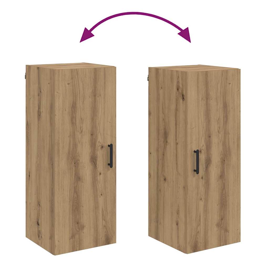 Wall Mounted Cabinet Artisan Oak 34.5 x 34 x 90 cm