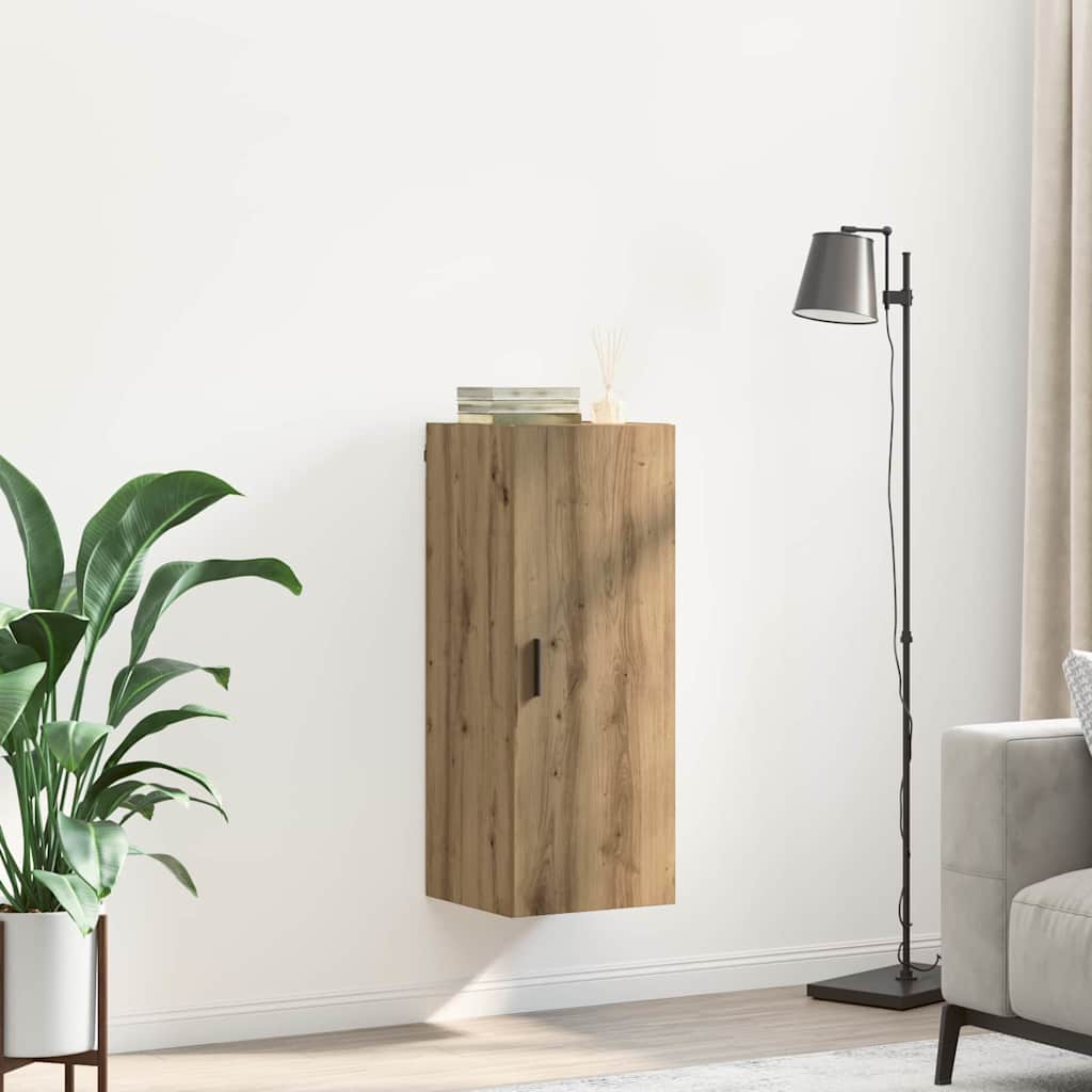 Wall Mounted Cabinet Artisan Oak 34.5 x 34 x 90 cm