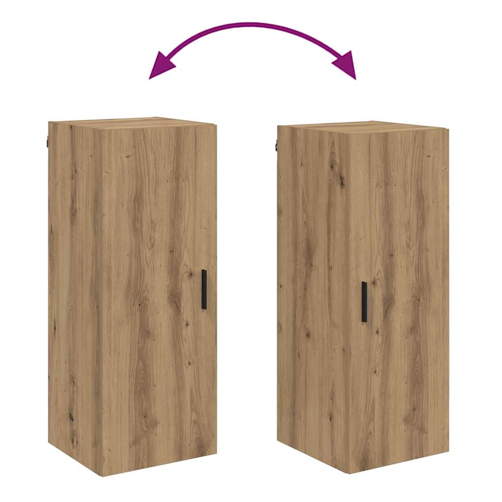 Wall Mounted Cabinet Artisan Oak 34.5 x 34 x 90 cm