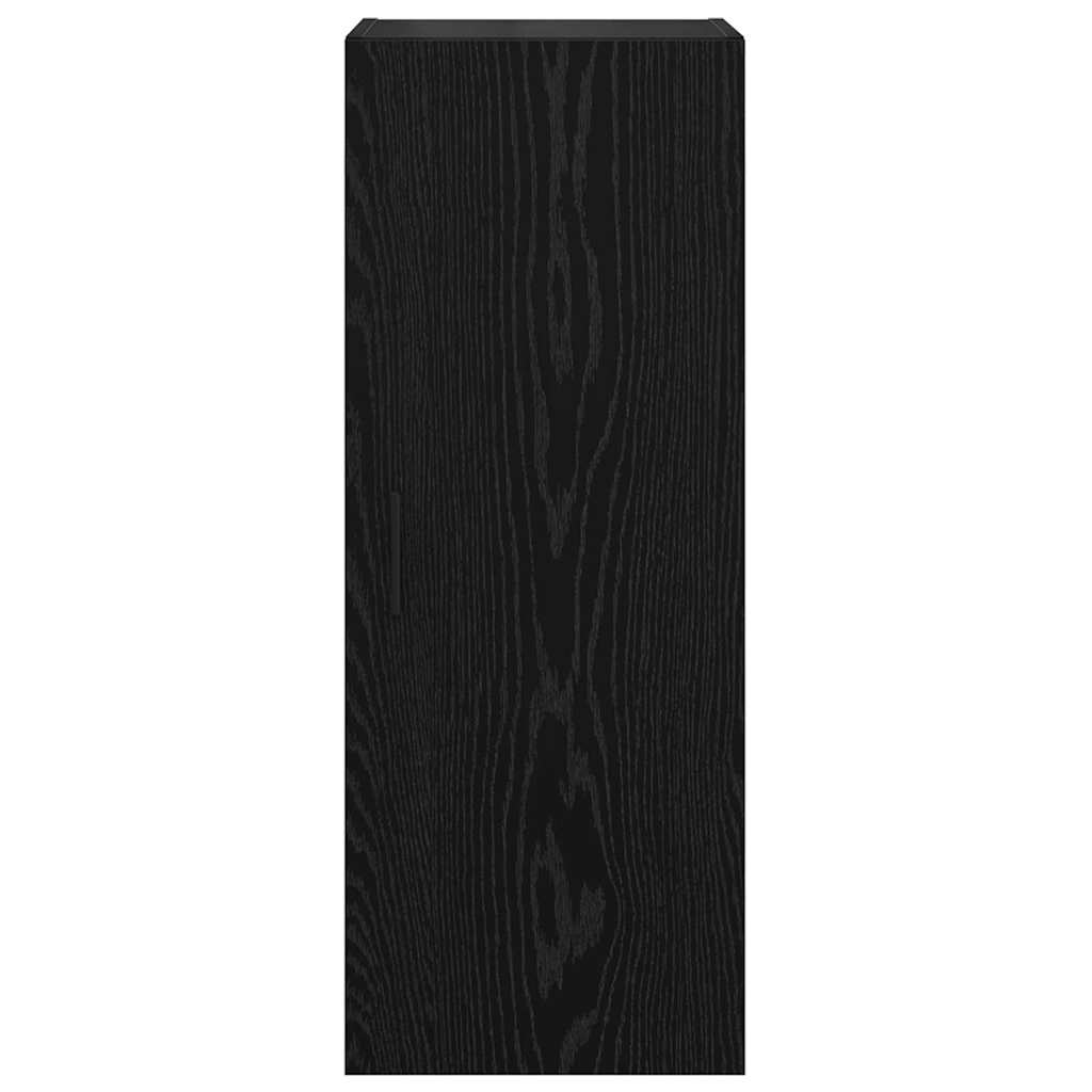 Wall Mounted Cabinet Black Oak 34.5 x 34 x 90 cm