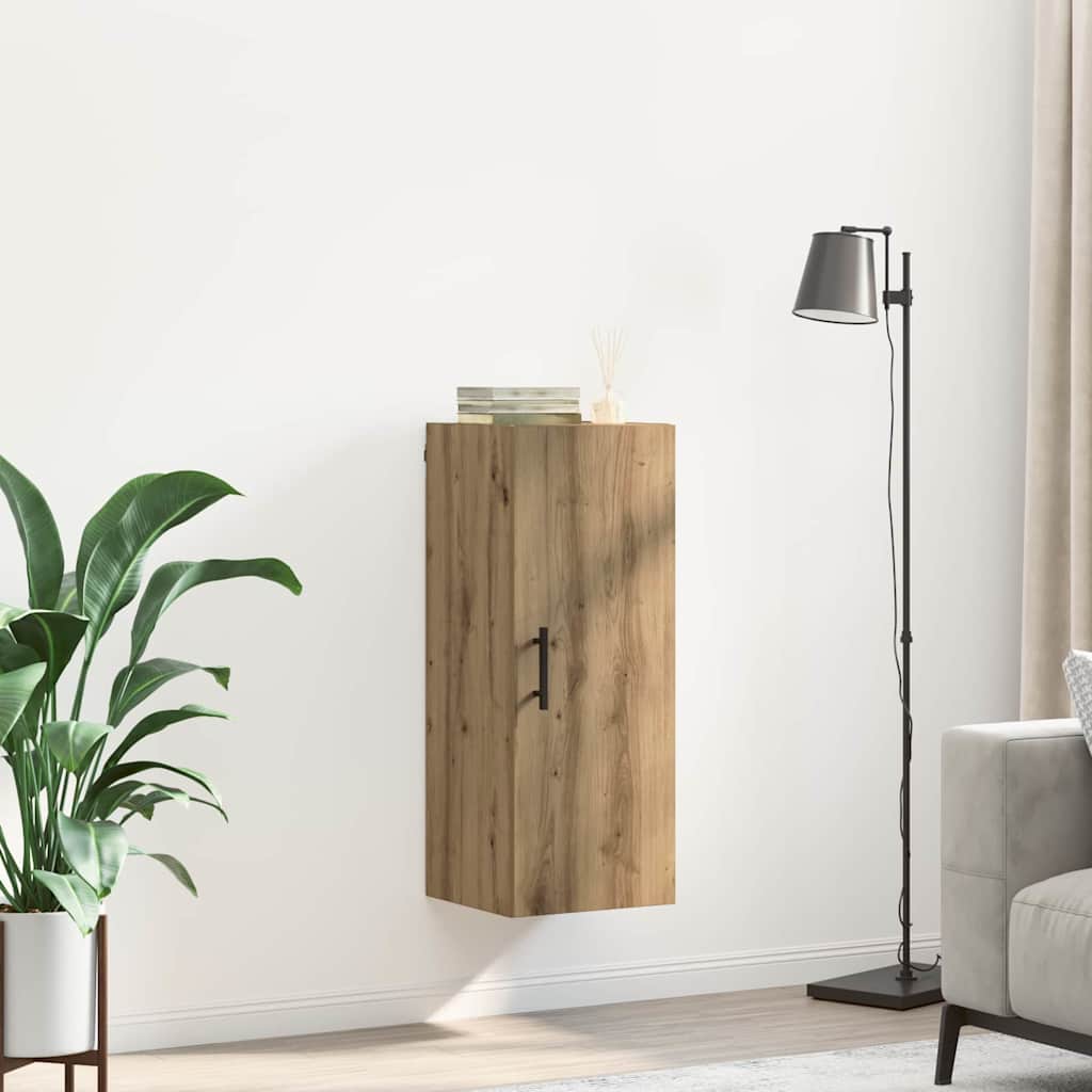 Wall Mounted Cabinet Artisan Oak 34.5 x 34 x 90 cm