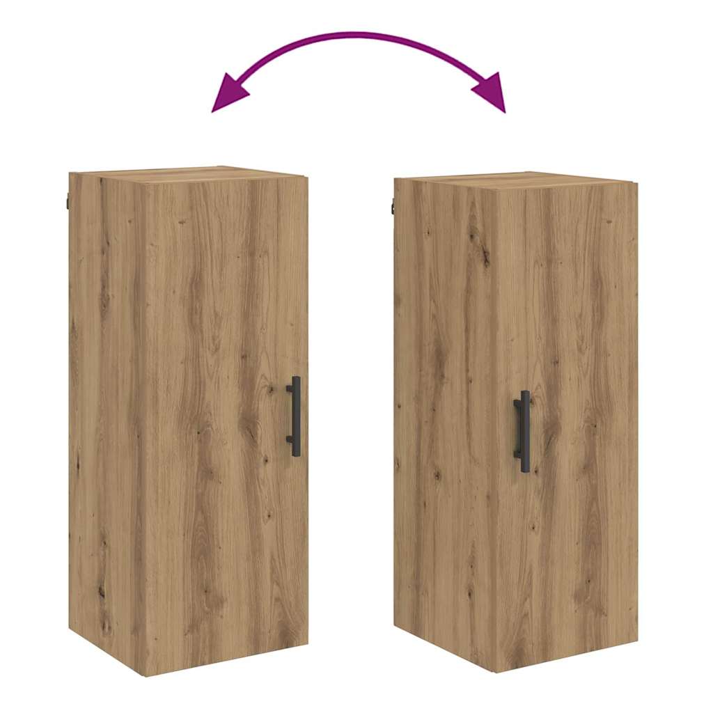 Wall Mounted Cabinet Artisan Oak 34.5 x 34 x 90 cm
