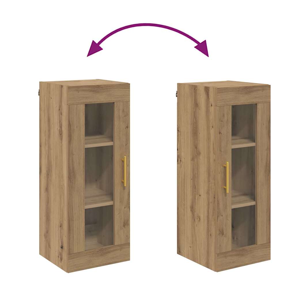 Wall Mounted Cabinet Artisan Oak 34.5 x 34 x 90 cm
