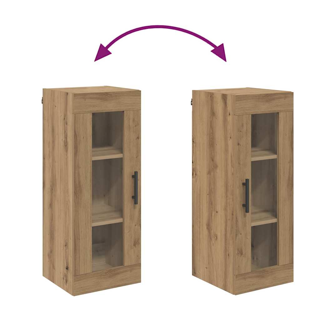 Wall Mounted Cabinet Artisan Oak 34.5 x 34 x 90 cm