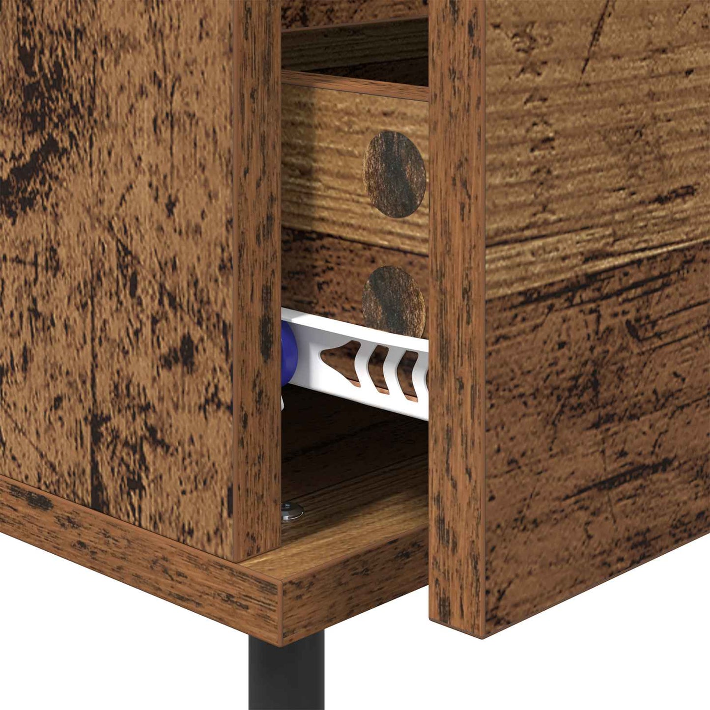 Bedside Cabinet 2 pcs Old Wood 40 x 35 x 50 cm Engineered Wood