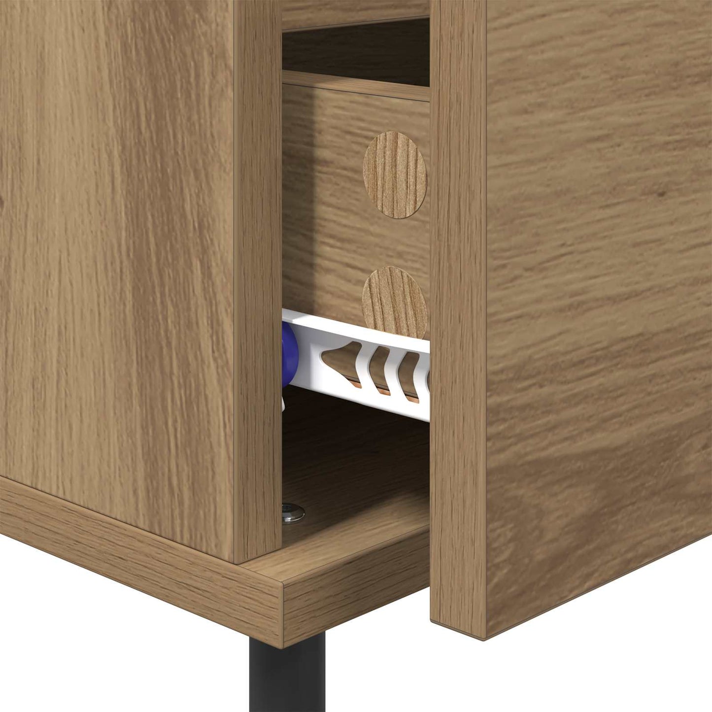 Bedside Cabinet Artisan Oak 40 x 35 x 50 cm Engineered Wood