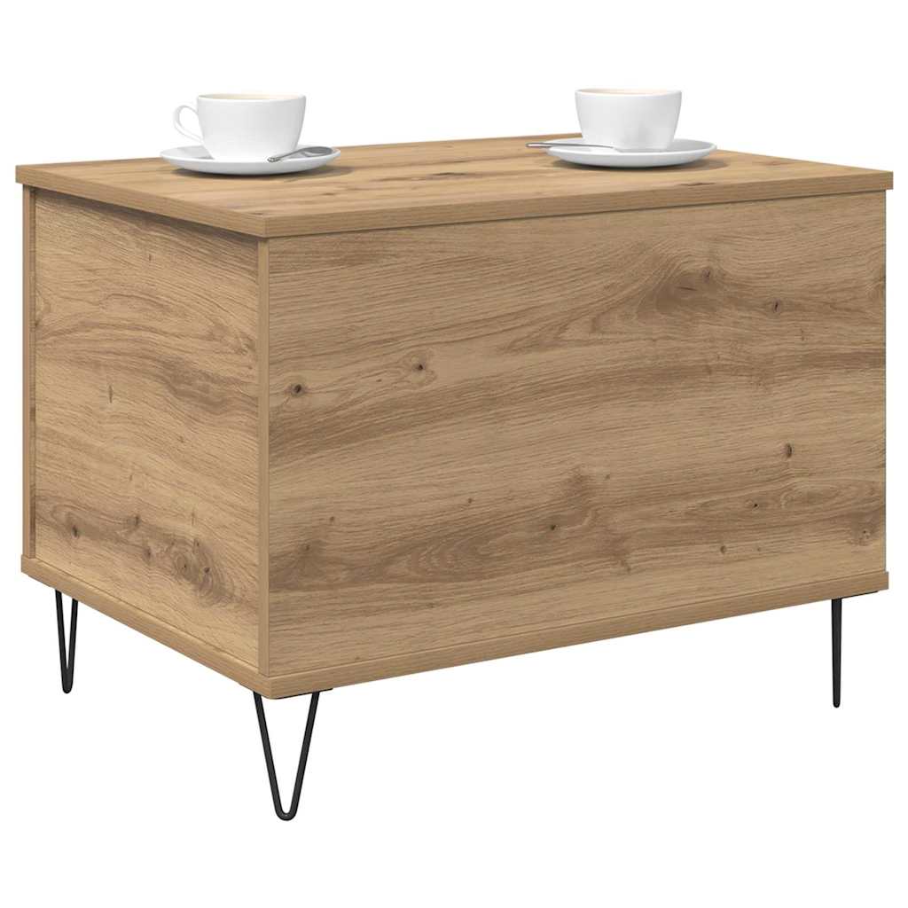 Coffee Table Artisan Oak 60 x 44.5 x 45 cm Engineered Wood