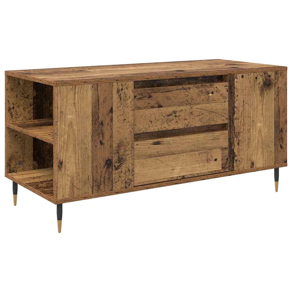 Coffee Table Old Wood 102 x 44.5 x 50 cm Engineered Wood