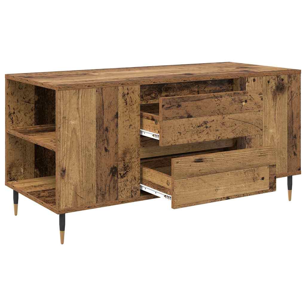 Coffee Table Old Wood 102 x 44.5 x 50 cm Engineered Wood