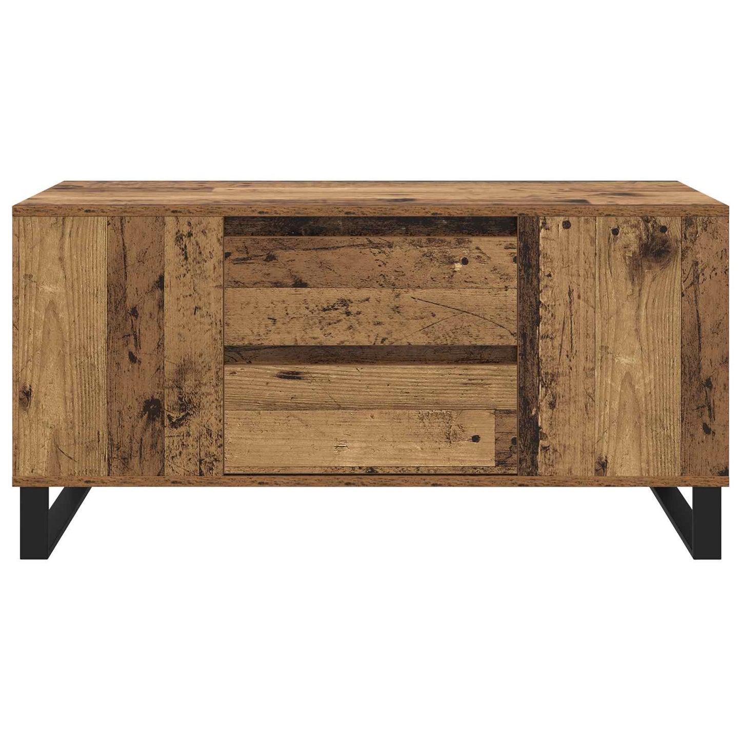 Coffee Table Old Wood 102 x 44.5 x 50 cm Engineered Wood