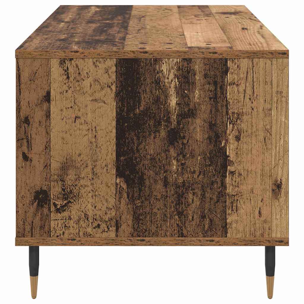 Coffee Table Old Wood 90 x 49 x 45 cm Engineered Wood