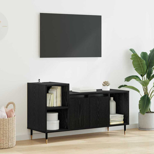 TV Cabinet 100 x 35 x 55 cm Black Oak Engineered Wood