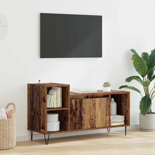 TV Cabinet 100 x 35 x 55 cm Old Wood Engineered Wood