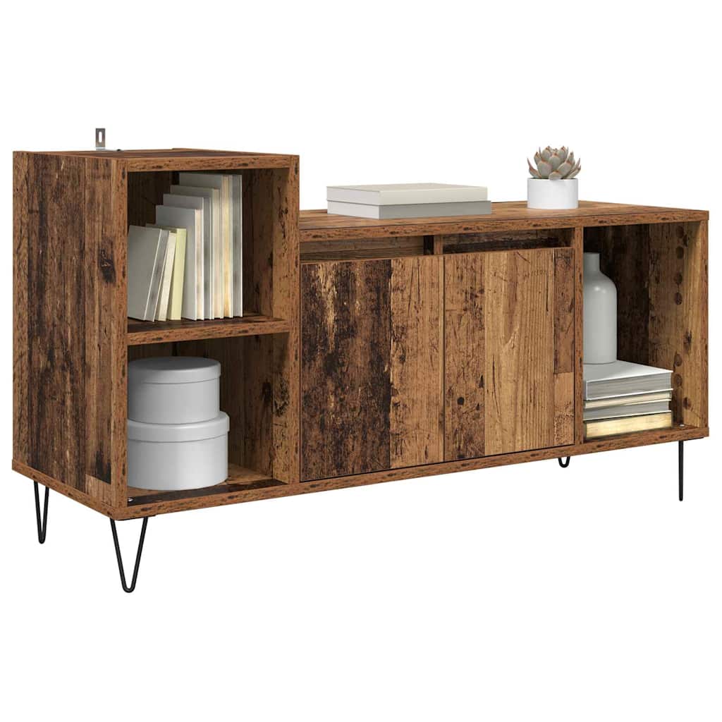 TV Cabinet Old Wood 100 x 35 x 55 cm Engineered Wood