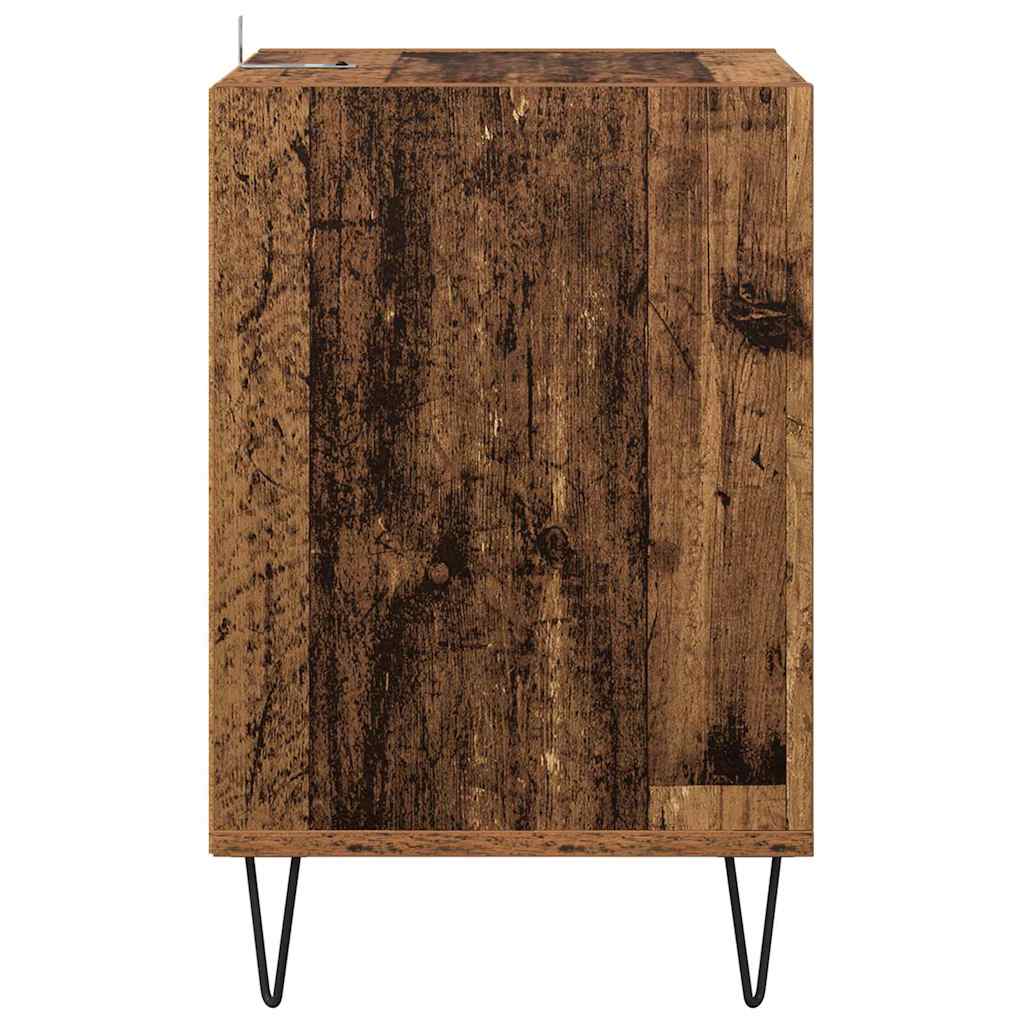 TV Cabinet Old Wood 100 x 35 x 55 cm Engineered Wood