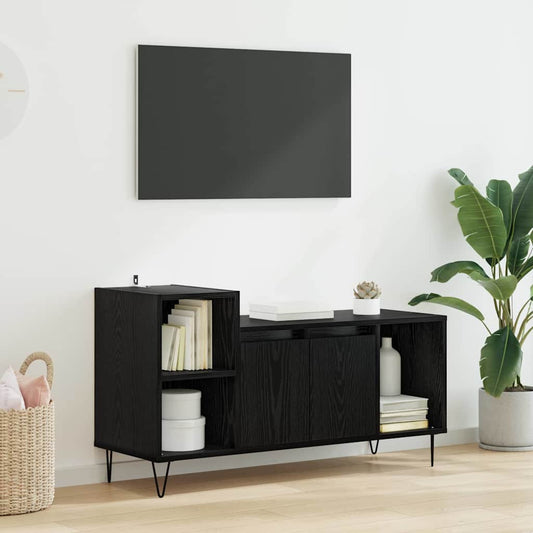 TV Cabinet 100 x 35 x 55 cm Black Oak Engineered Wood