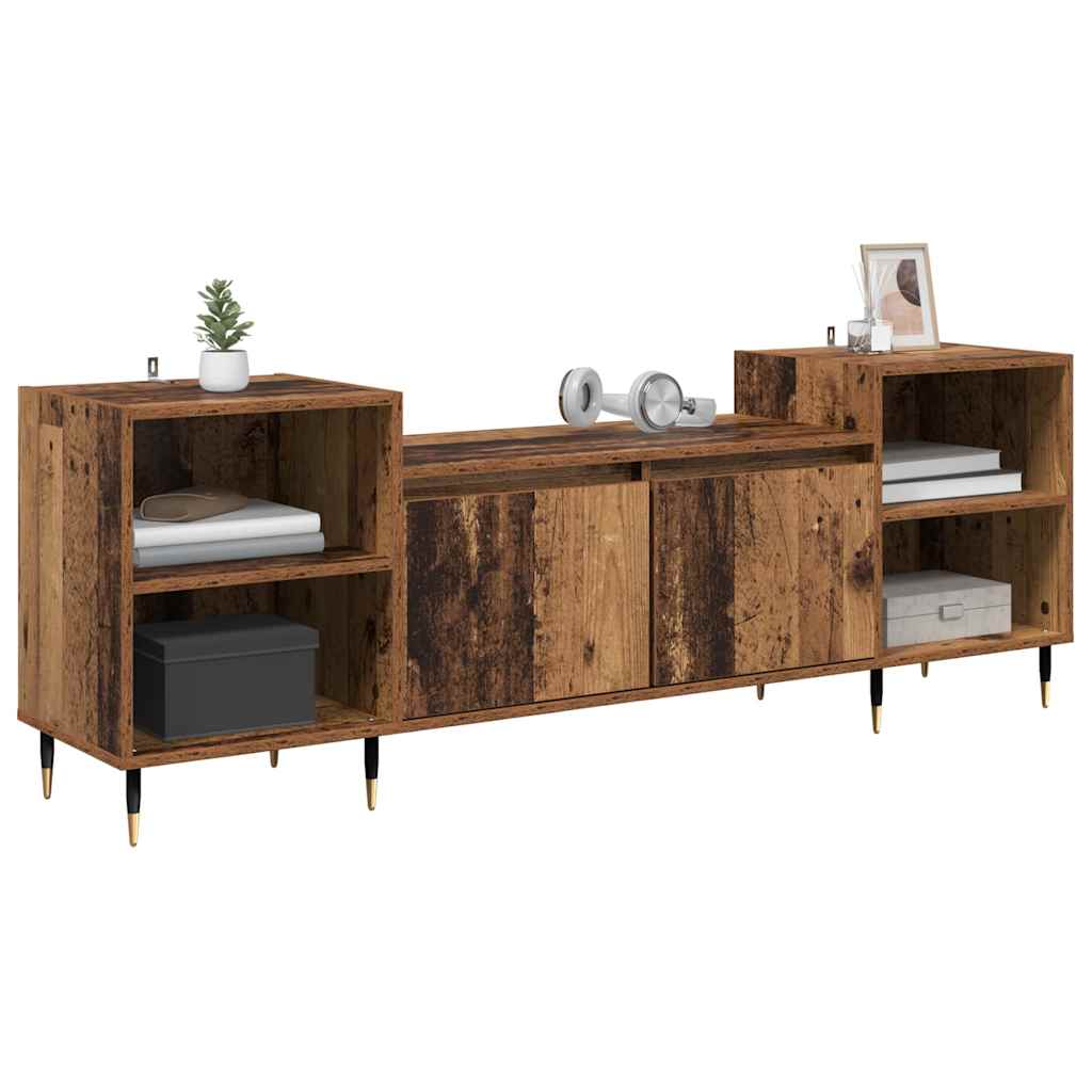 TV Cabinet Old Wood 160 x 35 x 55 cm Engineered Wood