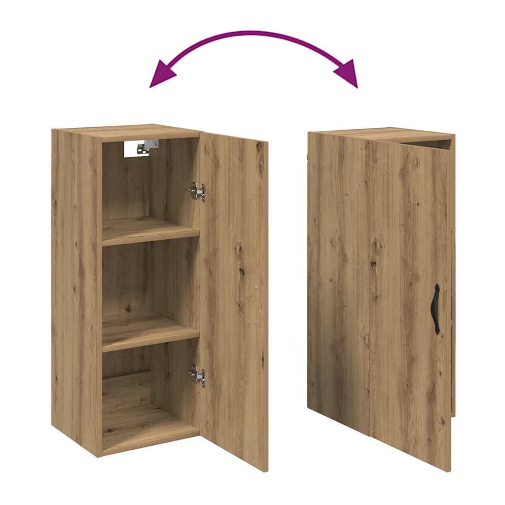 Wall Mounted Cabinet Artisan Oak 34.5 x 34 x 90 cm