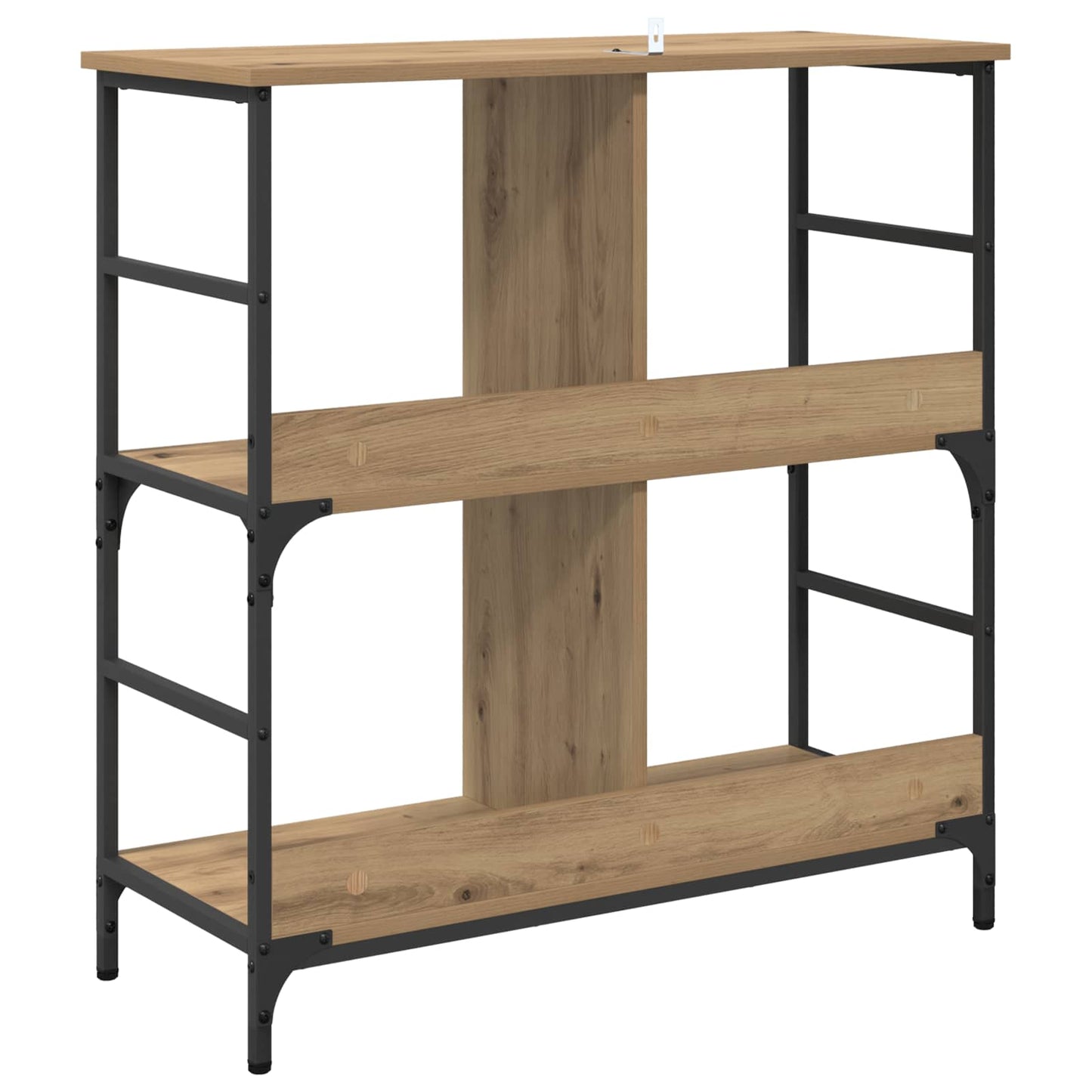 Bookshelf 4-Tier Engineered wood Artisan oak