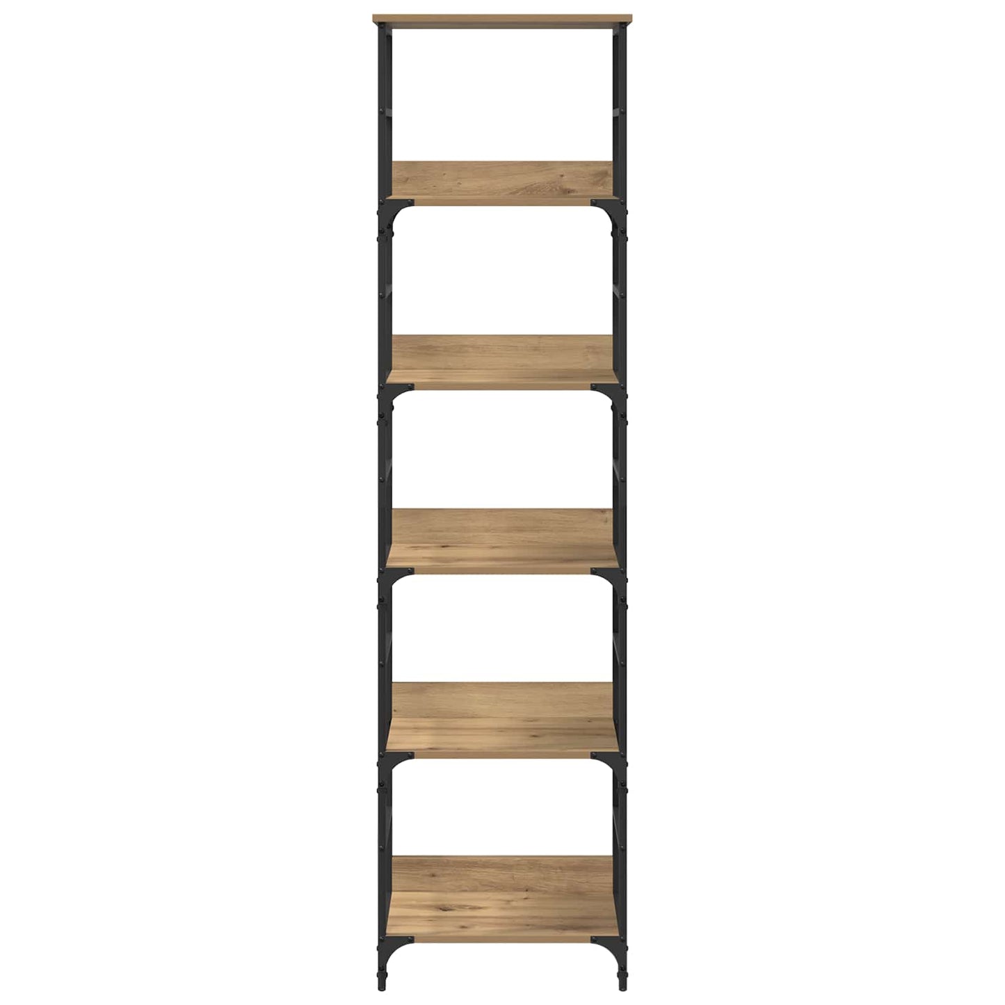 Bookshelf 5-Tier 50x33x188.5cm Engineered Wood Artisan Oak