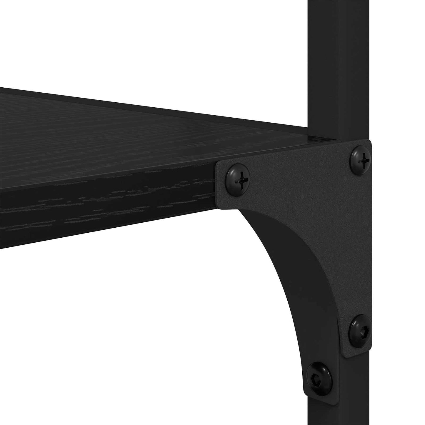 Bookshelf Black Oak 50x33x188.5cm Engineered Wood