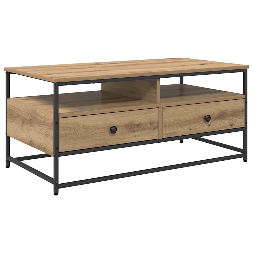 Coffee Table Artisan Oak 100 x 51 x 45 cm Engineered Wood