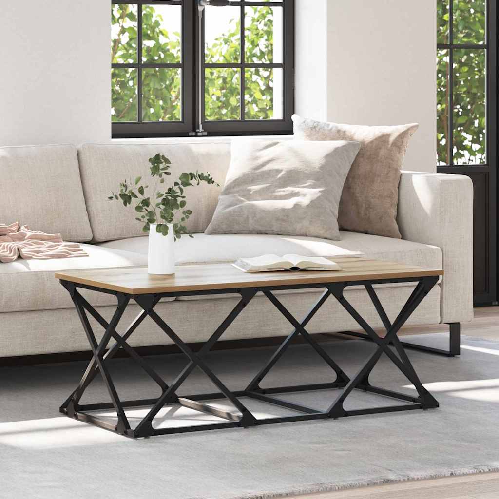 Coffee Table Artisan Oak 100 x 49 x 40 cm Engineered Wood
