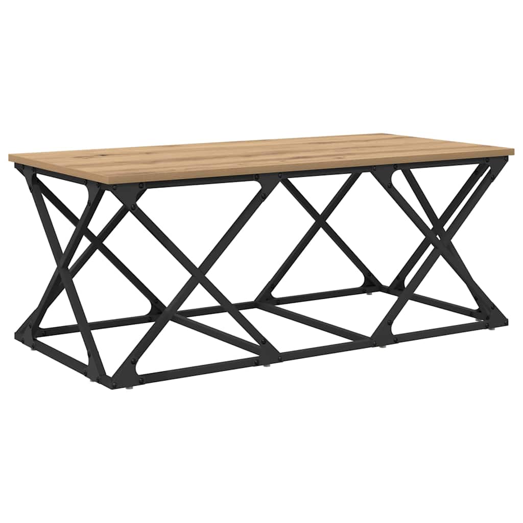 Coffee Table Artisan Oak 100 x 49 x 40 cm Engineered Wood