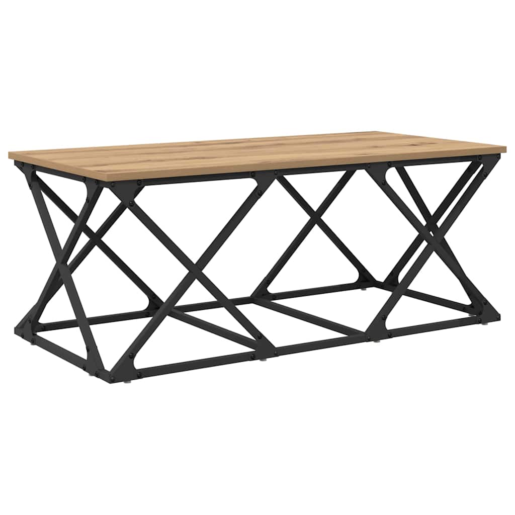 Coffee Table Artisan Oak 100 x 49 x 40 cm Engineered Wood