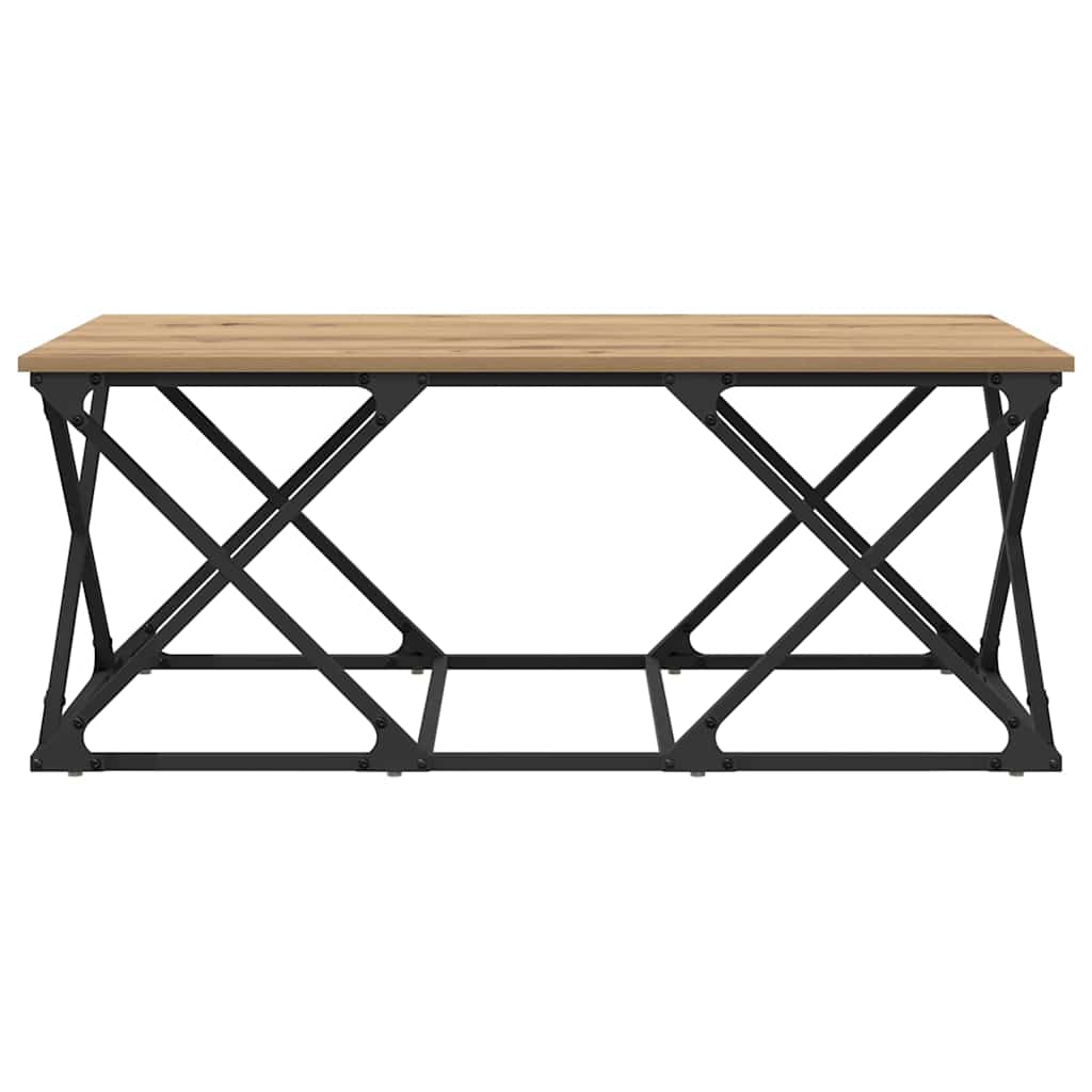 Coffee Table Artisan Oak 100 x 49 x 40 cm Engineered Wood