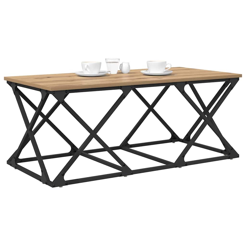 Coffee Table Artisan Oak 100 x 49 x 40 cm Engineered Wood