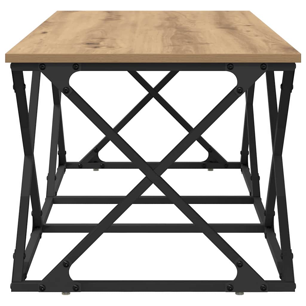 Coffee Table Artisan Oak 100 x 49 x 40 cm Engineered Wood