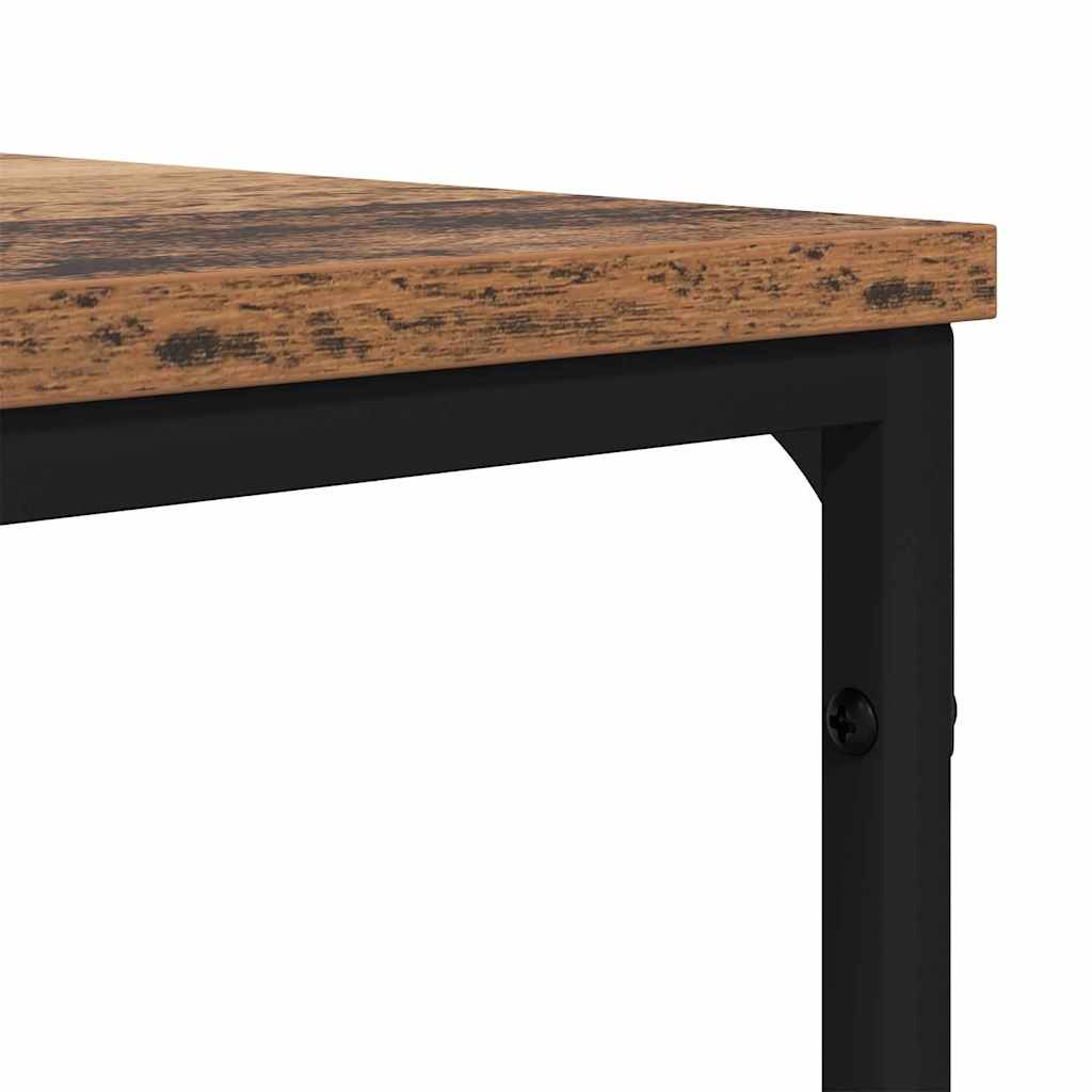 Coffee Table Old Wood 100 x 100 x 40 cm Engineered Wood