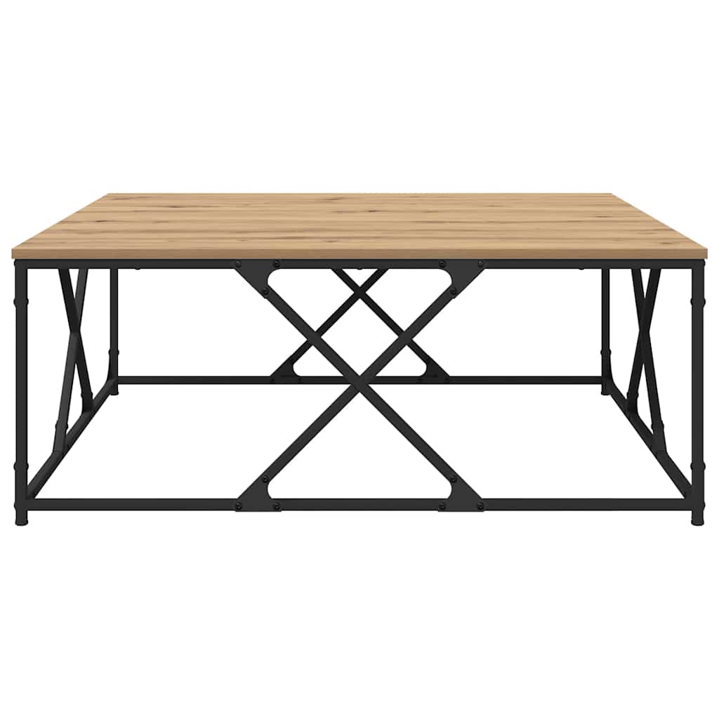 Coffee Table Artisan Oak 100 x 100 x 40 cm Engineered Wood