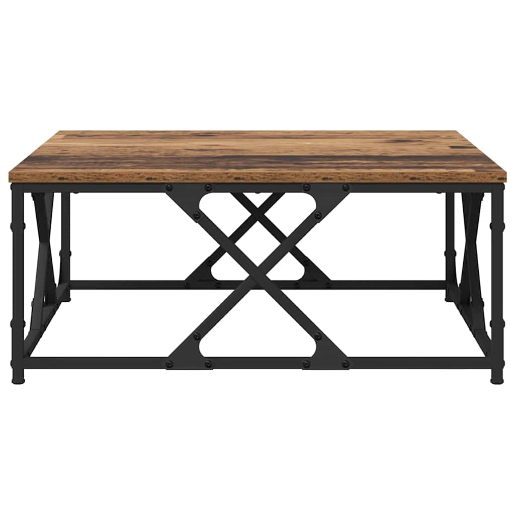 Coffee Table Old Wood 70 x 70 x 30 cm Engineered Wood